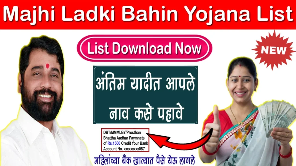 Mazi Ladki Bahin Yojana List PDF