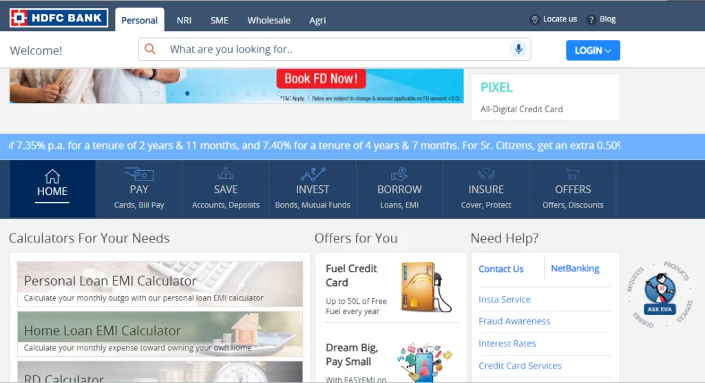 HDFC loan for land purchase