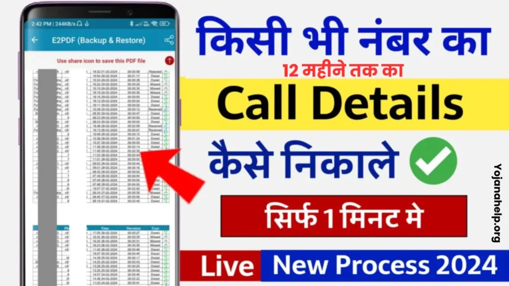 Call Details Yojana Help